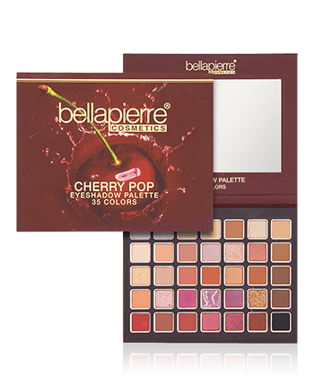 Bellapierre Cosmetics Eyeshadow Palette Cherry Pop 35 Color Palette (38 g)
