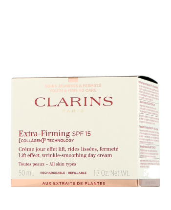 Clarins Extra-Firming [Collagen]³ Technology Crème Jour SPF 15 Toutes Peaux Rechargeable (50 ml)