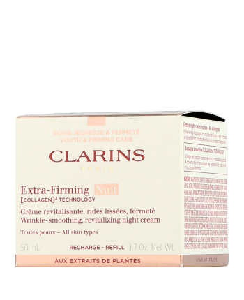 Clarins Extra-Firming [Collagen]³ Technology Crème Nuit Toutes Peaux Recharge (50 ml)