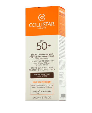 Collistar Smart Sun Protection Corrective Protection Sun Body Cream Dark Spots SPF 50+ (100 ml)
