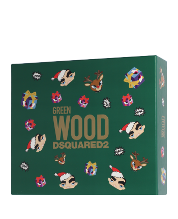 Dsquared² Green Wood 50 ml EdT Set mit 2x Pflege