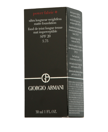 Giorgio Armani Power Fabric + Ultra Longwear Weightless Matte Foundation 5.75 (30 ml)