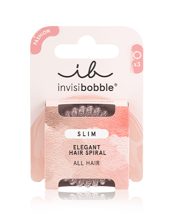 Invisibobble Slim Haargummi mit feinerer Spiralform Pink Monocle (3 Stück)