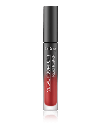 IsaDora Velvet Comfort Liquid Lipstick 57 Hot Coral (4 ml)