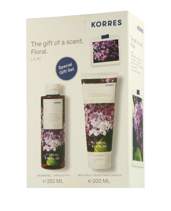 Korres Lilac Set mit Body Cleanser & Body Milk