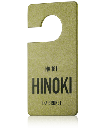 L:A BRUKET Home Fragrance 181 Fragrance Tag Hinoki