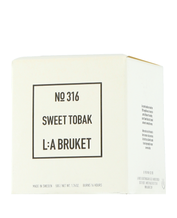 L:A BRUKET Home Fragrance 316 Scented Candle Sweet Tobak (50 g)