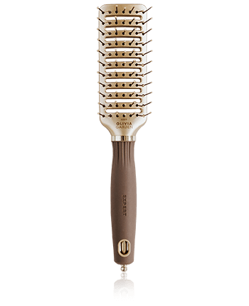 Olivia Garden Expert Style Vent Nylonborsten gold & braun