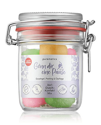 puremetics 3in1 Dusch-Konfekt Gönn dir eine Pause (200 g)