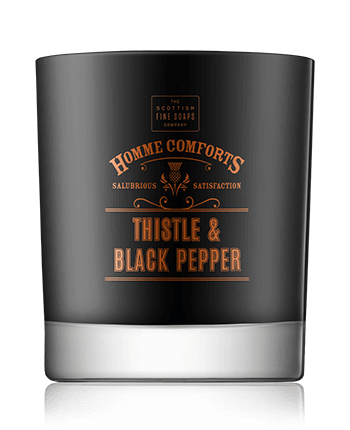 Scottish Fine Soaps Men's Grooming Thistle & Black Pepper Scented Candle (300 ml)