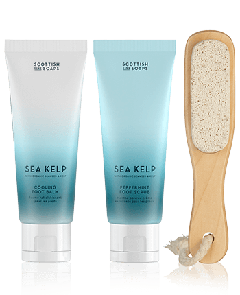 Scottish Fine Soaps Sea Kelp Foot Care Pamper Set mit Cooling Foot Balm