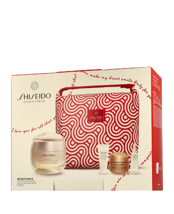 Shiseido Benefiance Set mit Wrinkle Smoothing Cream