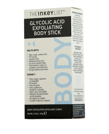 The Inkey List Body Care Glycolic Acid Exfoliating Body Stick (45 g)