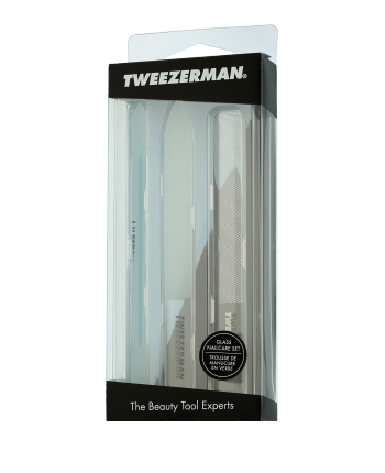 Tweezerman Manicure Glass Nailcare Set (3-teilig)