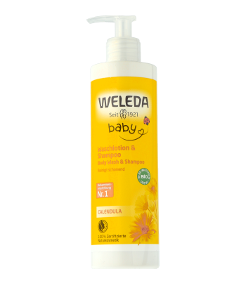 Weleda Baby Calendula Waschlotion & Shampoo (400 ml)
