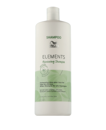 Wella Professionals Elements Renewing Shampoo - Gentle Shampoo for All Hair Types (1000 ml)