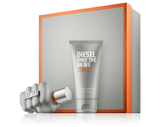 Diesel Only the Brave Street 35 ml EdT Set mit Shower Gel