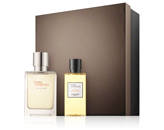 Hermès Terre d'Hermès 50 ml EdP Eau Givrée Set mit Shower Gel