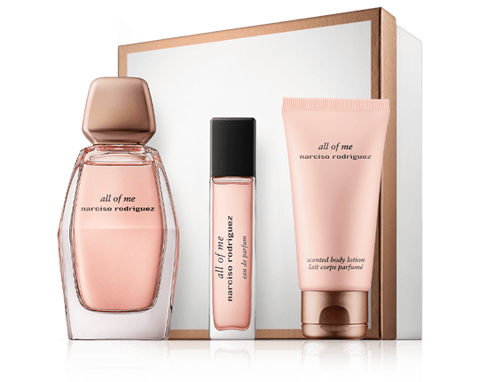 Narciso Rodriguez all of me 90 ml EdP Set mit Body Lotion & Mini EdP