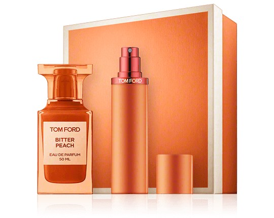 Tom Ford Bitter Peach 50 ml EdP Set mit Travel EdP Spray Refillable