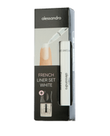 Alessandro Spa Spa French Liner Set White Nagellack