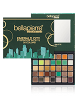 Bellapierre Cosmetics Eyeshadow Palette Emerald City 35 Color Palette Lidschatten 38 g