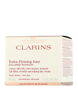 Clarins Extra-Firming [Collagen]³ Technology Crème Jour Peaux Sèches Rechargeable reichhaltige Tagescreme 50 ml