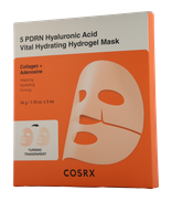 COSRX 5 PDRN Hyaluronic Acid Vital Hydrating Hydrogel Mask Pflegemaske 3 x 34 g