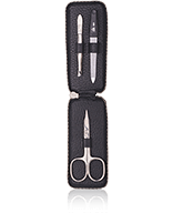 Erbe Solingen Maniküre-Etui mit Reißverschluss in Schwarz Manicureset 3-teilig