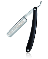 Golddachs Rasiermesser Griffschale Kunstoff schwarz Rasierer