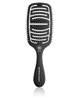 Olivia Garden Essential Care Flex Thick Hair Bristles Matt Black Bürste