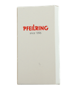 Pfeilring Manicure-Sets Taschen-Etui, Leder in Metalloptik, vernickelte Instrumente Manicureset 3-teilig