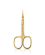 Pfeilring Scheren Hautschere, vergoldet 9cm
