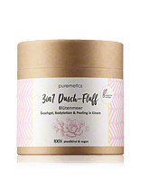 puremetics 3in1 Dusch-Fluff Blütenmeer - Duschgel, Bodylotion & Peeling in Einem 250g
