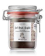 puremetics 3in1 Dusch-Konfekt Schokolade - Duschgel Peeling & Ölpflege in Einem Duschgel 200 g