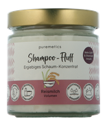 puremetics Shampoo-Fluff Reismilch - Volumen Festes Shampoo 400 ml