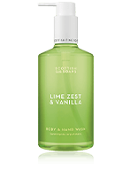 Scottish Fine Soaps Fine Fragrance Collection Lime Zest & Vanilla Body & Hand Wash Duschgel 300 ml