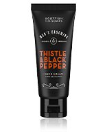 Scottish Fine Soaps Men's Grooming Thistle & Black Pepper Hand Cream 100ml