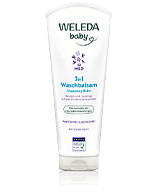 Weleda Baby Med 3in1 Waschbalsam Weiße Malve Reinigungscreme 200 ml