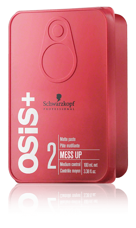 Schwarzkopf Osis+ Texture Mess Up Matte Paste – 100 Ml Für Natürlichen, Griffigen Halt