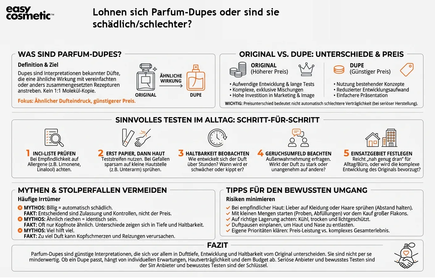 Lohnen sich Parfum-Dupes oder sind sie schädlich/schlechter?