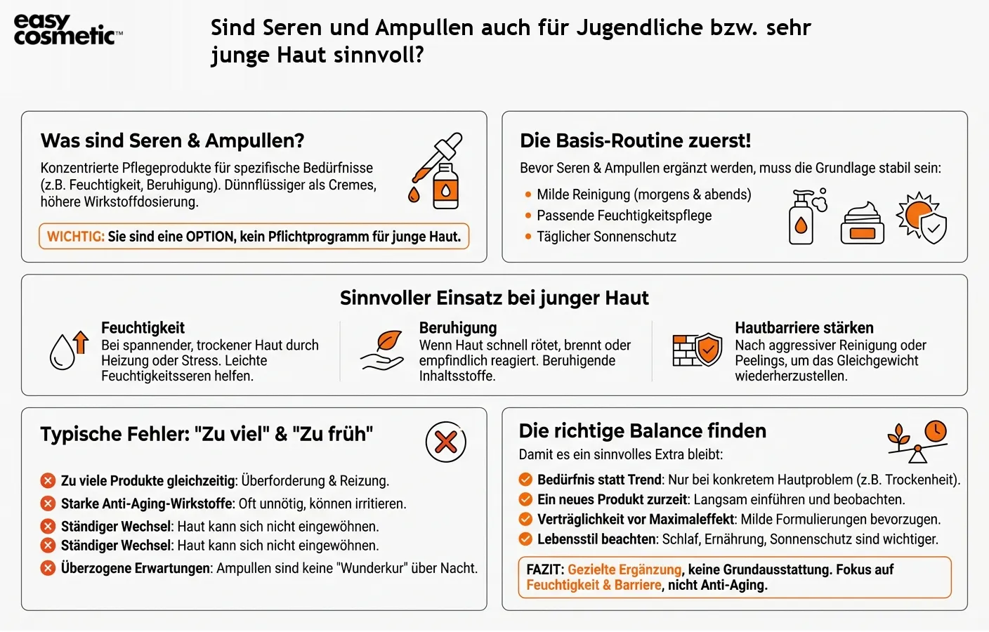 Sind Seren und Ampullen auch für Jugendliche bzw. sehr junge Haut sinnvoll?