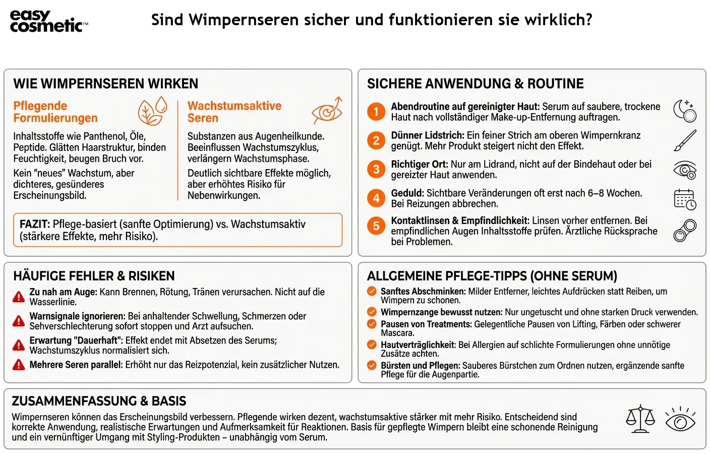 Sind Wimpernseren sicher und funktionieren sie wirklich?
