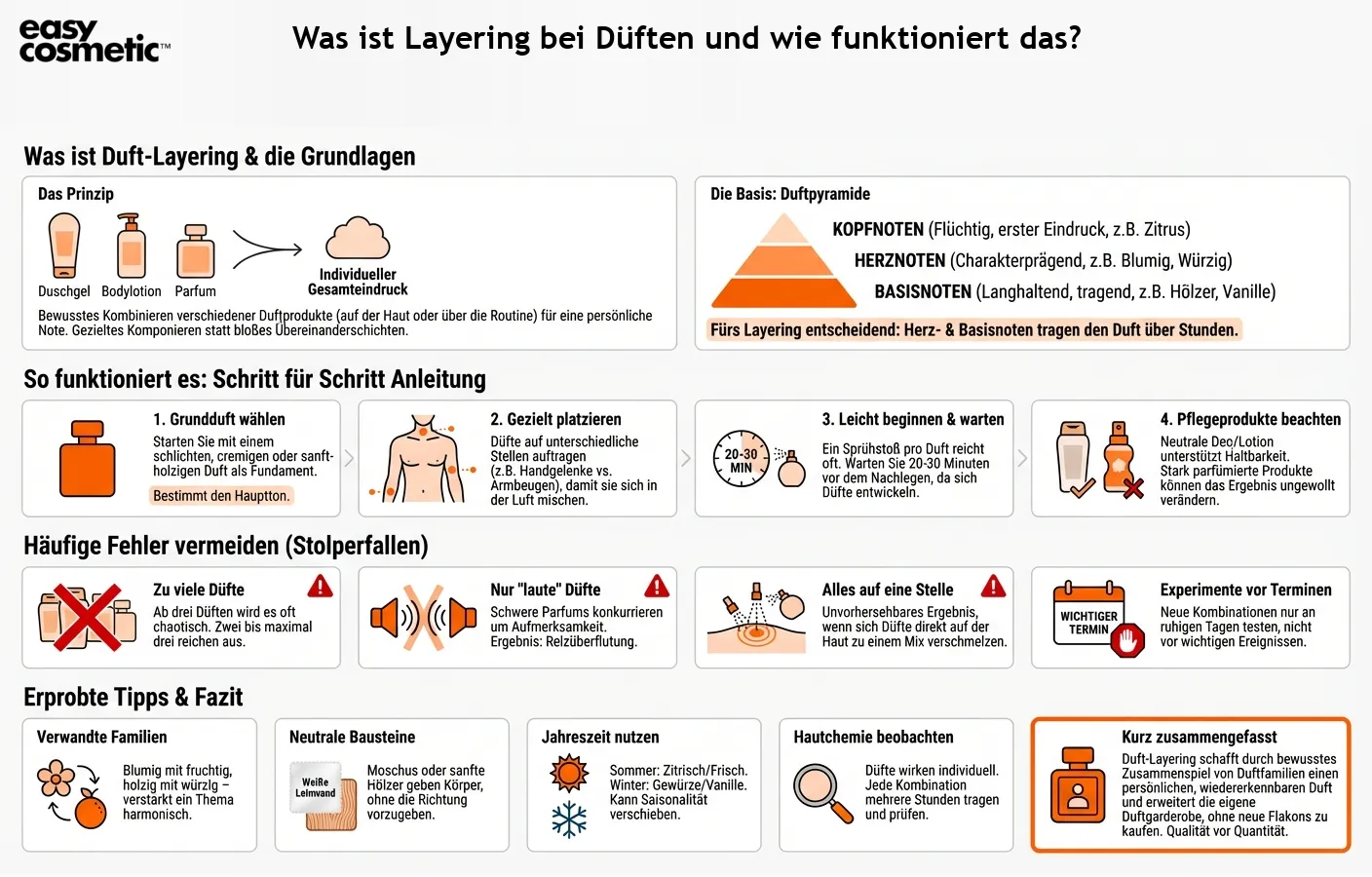 Was ist Layering bei Düften und wie funktioniert das?