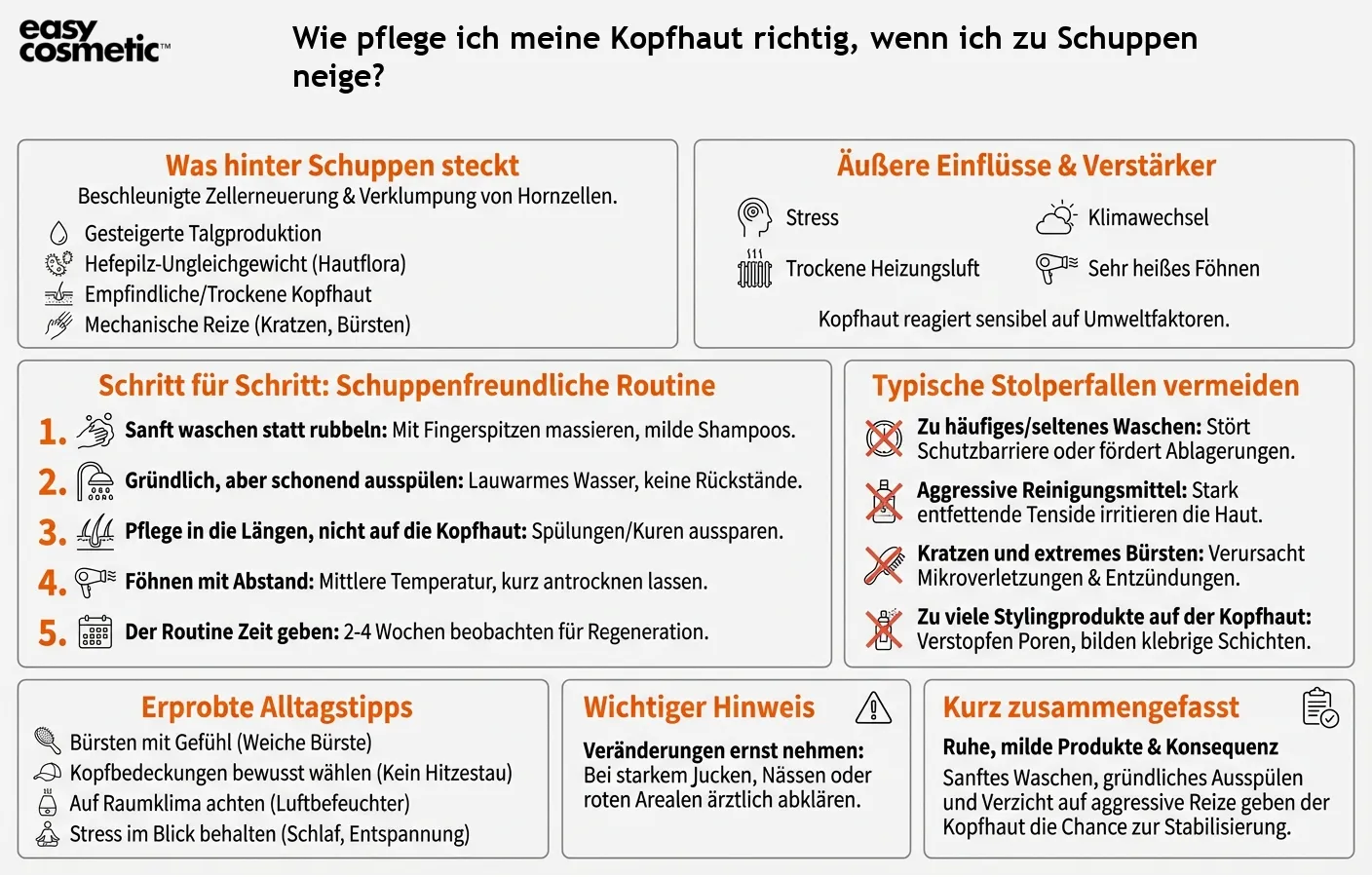Wie pflege ich meine Kopfhaut richtig, wenn ich zu Schuppen neige?