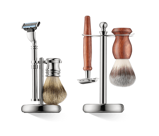 Golddachs Rasier-Sets